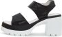 Cesare Gaspari Stijlvolle Plateauhak Sandalen Black Dames - Thumbnail 1