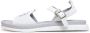 Cesare Gaspari Stijlvolle Platform Sandalen Wit White Dames - Thumbnail 1