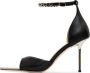 Cesare Gaspari Stiletto Hoge Hakken Sandalen Herenna Zwart Black Dames - Thumbnail 1