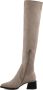 Cesare Gaspari Suede Chic Over-the-Knee Boots Beige Dames - Thumbnail 1