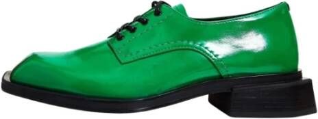 Cesare Gaspari Veterschoenen Loafers Groen Green Dames