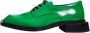 Cesare Gaspari Veterschoenen Loafers Groen Green Dames - Thumbnail 1