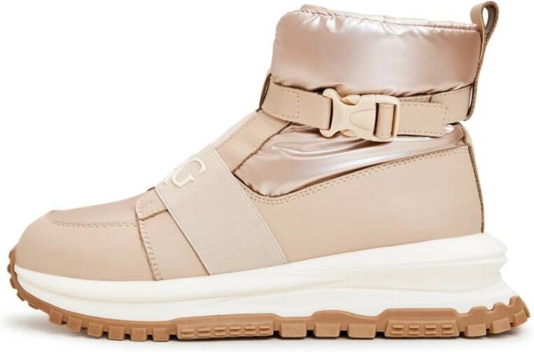 Cesare Gaspari Winter Enkellaars Sneakers Beige Dames