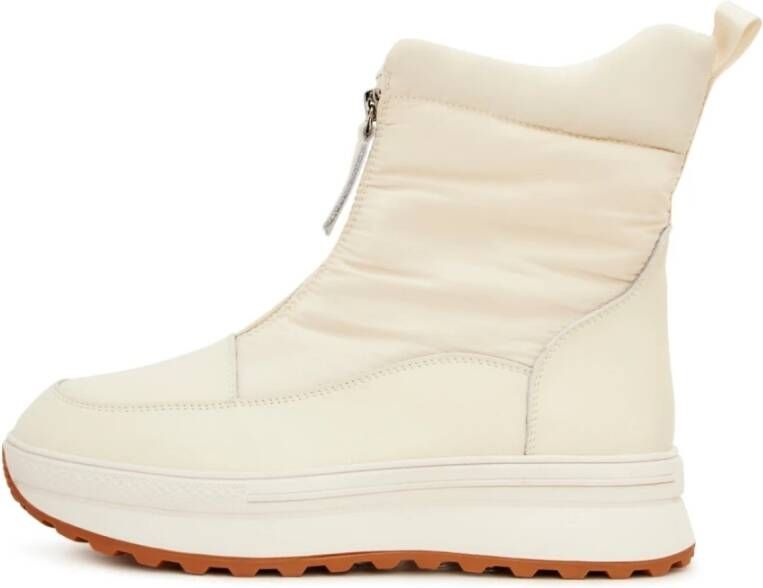 Cesare Gaspari Winter Warme Plateau Laarzen Ivoor Beige Dames