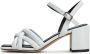 Cesare Gaspari Witte Block Heeled Sandalen Anaia White Dames - Thumbnail 1