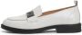 Cesare Gaspari Witte Blokhak Loafers White Dames - Thumbnail 1