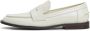 Cesare Gaspari Witte Blokhak Loafers White Dames - Thumbnail 1