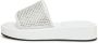 Cesare Gaspari Witte Jewel Platform Mule White Dames - Thumbnail 1