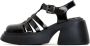 Cesare Gaspari Zwarte Blokhak Sandalen Black Dames - Thumbnail 1