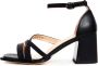 Cesare Gaspari Zwarte Blokhak Sandalen Black Dames - Thumbnail 1