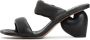 Cesare Gaspari Zwarte Blokhak Sandalen Isla Black Dames - Thumbnail 1