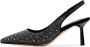 Cesare Gaspari Zwarte Jewel Suède Hoge Hakken Pumps Black Dames - Thumbnail 1