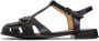 Cesare Gaspari Zwarte Platte Sandalen Aisha Black Dames - Thumbnail 1