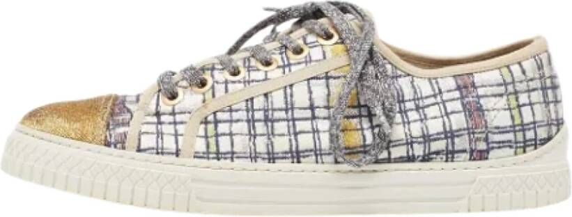 Chanel Vintage Pre-owned Fabric sneakers Multicolor Dames