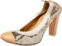 Chanel Vintage Pre-owned Leather heels Beige Dames - Thumbnail 1