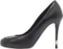 Chanel Vintage Pre-owned Leather heels Black Dames - Thumbnail 1
