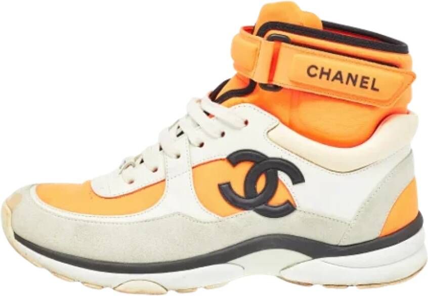 Chanel Vintage Pre-owned Nylon sneakers Multicolor Dames