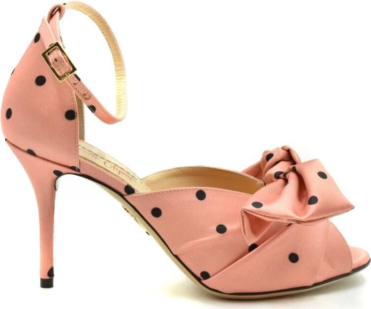 Charlotte Olympia Elegante Hoge Hak Sandalen Pink Dames