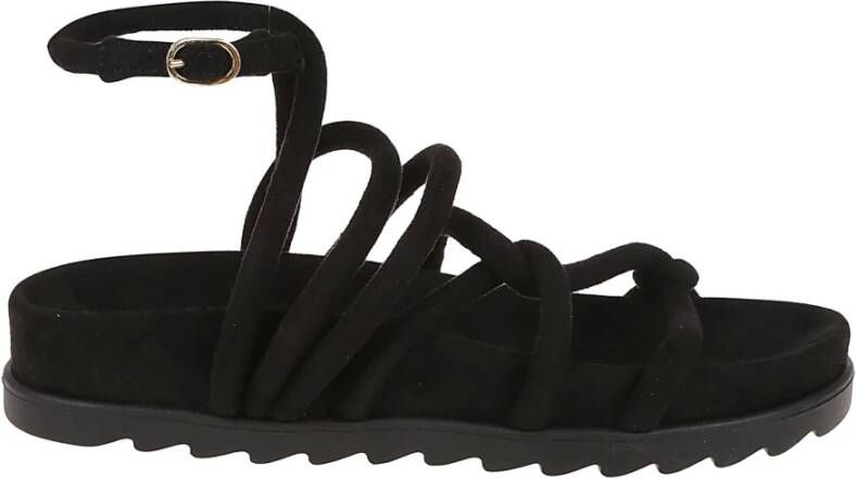 Chiara Ferragni Collection Flat Sandals Zwart Dames