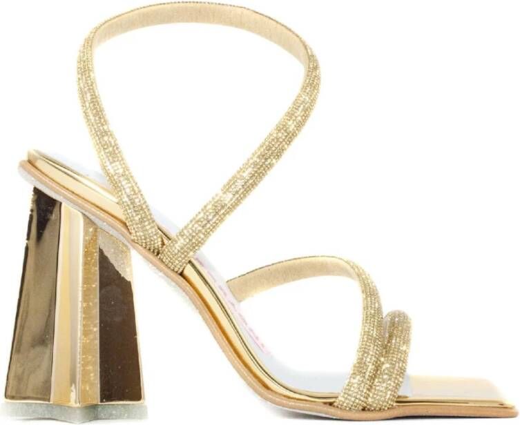 Chiara Ferragni Collection High Heel Sandals Yellow Dames