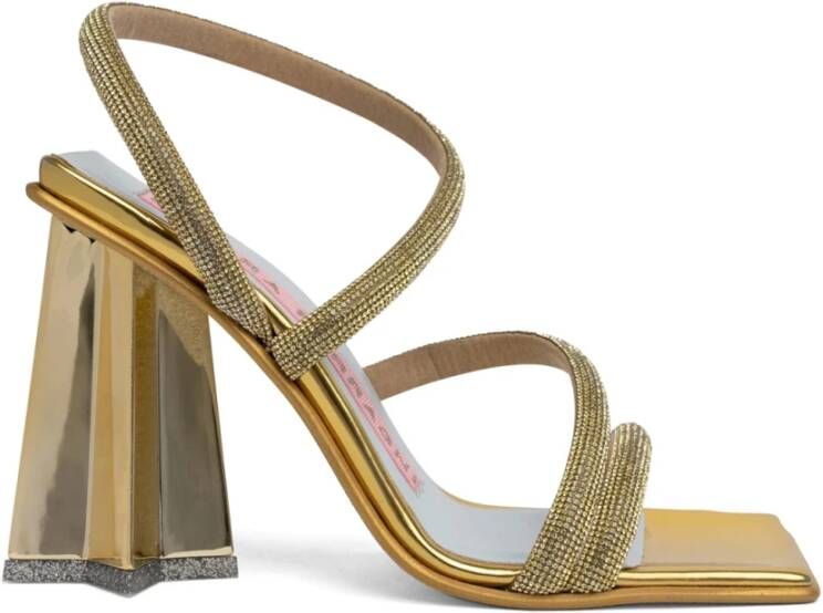 Chiara Ferragni Collection Hoge hak sandalen Yellow Dames