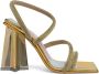 Chiara Ferragni Collection Star Heel Strass Sandalen Green Dames - Thumbnail 3