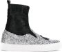 Chiara Ferragni Collection Metallic Sneakers Sok Gray Dames - Thumbnail 1