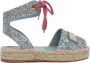 Chiara Ferragni Collection Zilveren Espadrilles voor Stijlvolle Zomerlook Gray Dames - Thumbnail 1