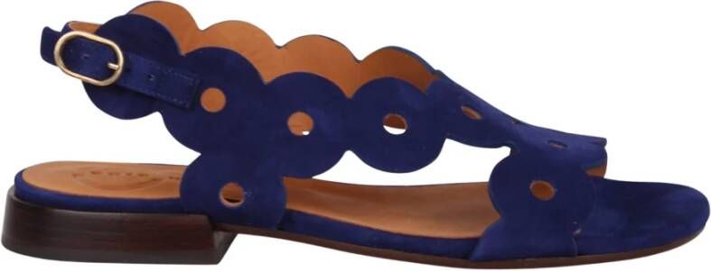 Chie Mihara Abstract Weef Sandalen Blue Dames