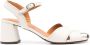 Chie Mihara Beige Leren Blokhak Sandalen White Dames - Thumbnail 1