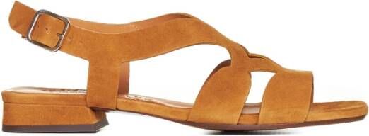 Chie Mihara Bruin Leren Cut-Out Sandalen Brown Dames