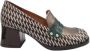 Chie Mihara Geometrische leren mocassin Multicolor Dames - Thumbnail 1