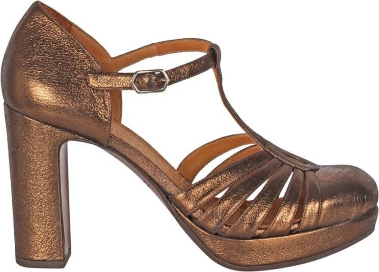 Chie Mihara Bronce High Heel Sandalen Brown Dames