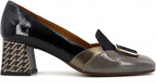 Chie Mihara Leren en lak pumps Black Dames