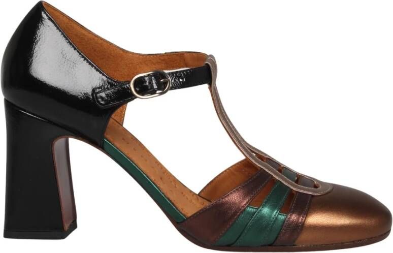 Chie Mihara Leren pumps met gespsluiting Multicolor Dames