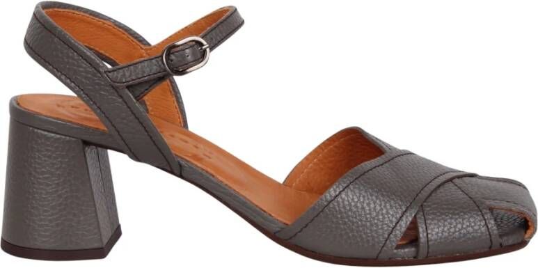 Chie Mihara Sandalen met blokhak en enkelband Gray Dames