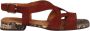 Chie Mihara Slangenprint sandalen met uitsnijdingen Brown Dames - Thumbnail 1