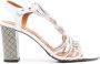 Chie Mihara Zilver-tone Blokhak Enkelband Schoenen Gray Dames - Thumbnail 1