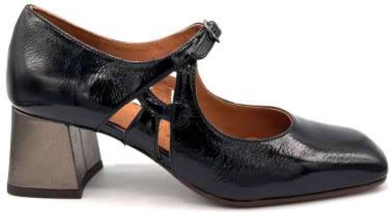 Chie Mihara Zwarte leren Mary Jane schoenen Black Dames