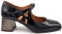 Chie Mihara Zwarte leren Mary Jane schoenen Black Dames - Thumbnail 1