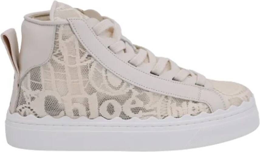 Chloé Cotton sneakers Beige Dames