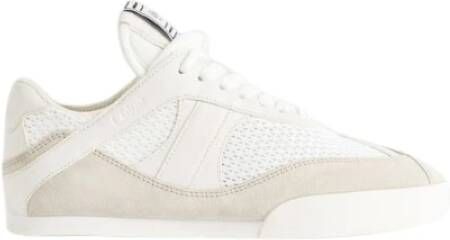 Chloé Crème Kick Sneakers Geïnspireerd door Ballet Beige Dames