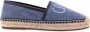 Chloé Geborduurde Denim Espadrilles met Touw Detail Blue Dames - Thumbnail 1