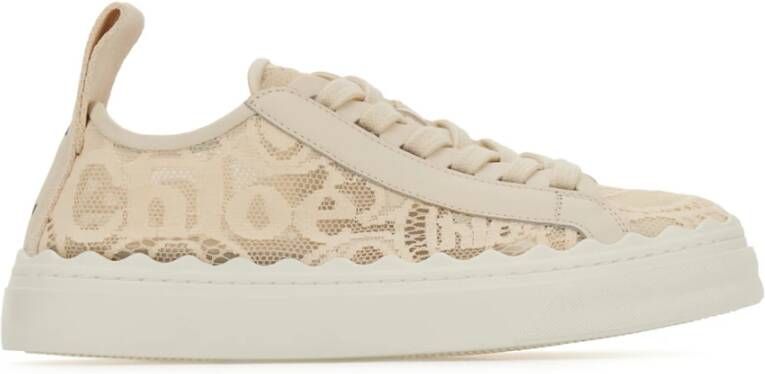 Chloé Klassieke Sneakers Beige Dames