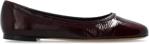 Chloé Leren Ballet Flats Marcie Red Dames