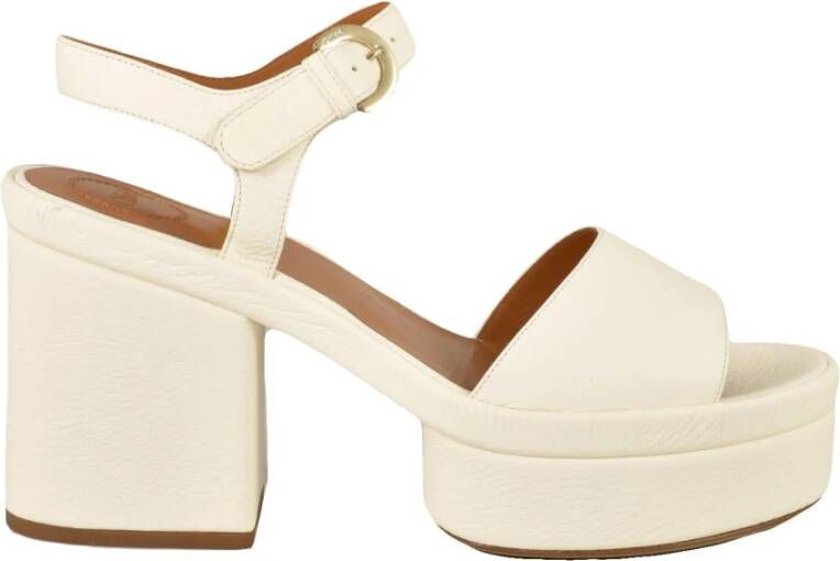 Chloé Leren schoenen voor vrouwen White Dames