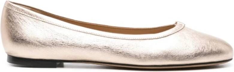 Chloé Metallic Ballerina Slip-On Design Yellow Dames