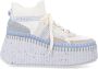 Chloé Parelblauwe Wedge Sneakers voor Vrouwen Blue Dames - Thumbnail 1