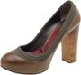 Chloé Pre-owned Fabric heels Brown Dames - Thumbnail 1