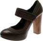 Chloé Pre-owned Fabric heels Brown Dames - Thumbnail 1